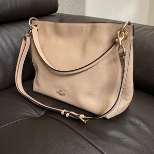 Coach leather shoulder bag